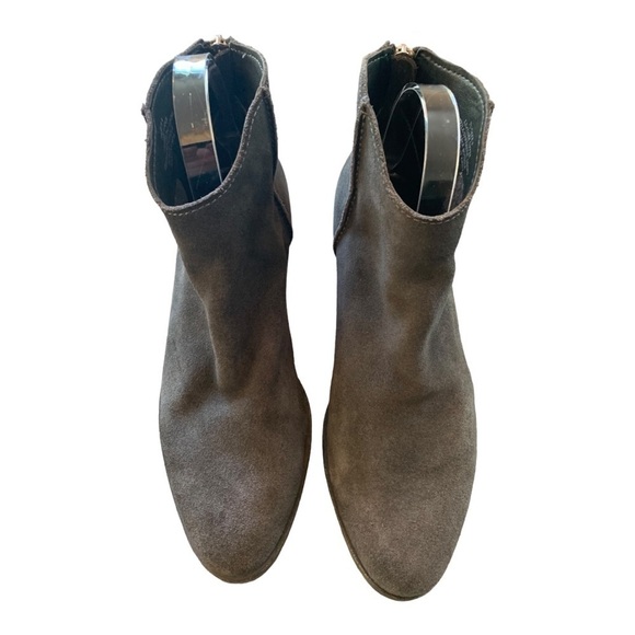 Dolce Vita Tucker Dark Grey Suede Ankle Boots Women's sz 9 EUC - Picture 6 of 11